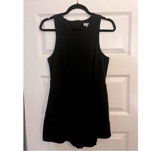 Black casual versatile romper